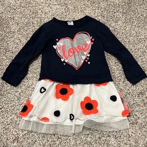 Healthtex Sz 5T Kids Love Dress
